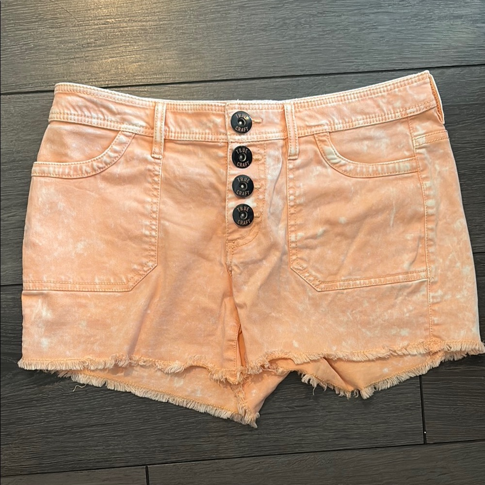 Peach Denim Women's Shorts